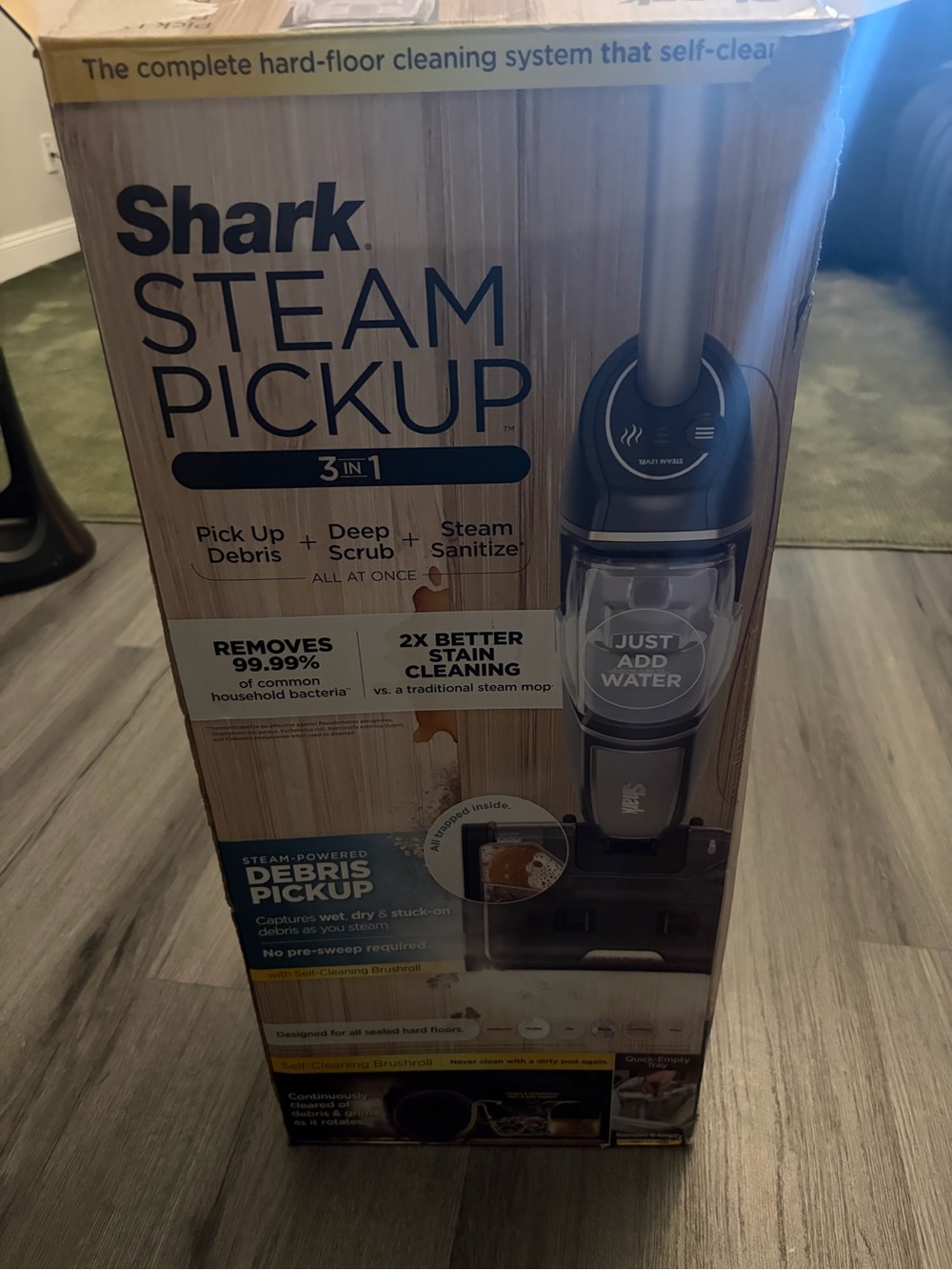 Shark Steam Pickup 3-in-1 Hard Floor Cleaner - Gray